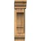 Ekena Millwork Balboa Traditional Smooth Bracket w/ Offset Brace, Western Red Cedar, 5 1/2"W x 16"D x 20"H BKT0604X16X20BOA01SWR - alternate 3